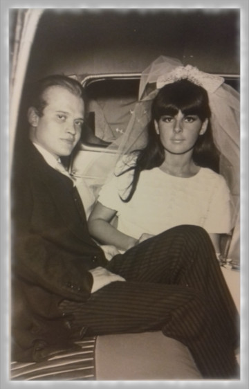 Foto de Alvaro el día de su boda con Susana en 1969